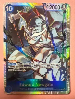 One Piece TCG OP13-042 Edward Newgate (aka Whitebeard) SR Card Game English - Image 1