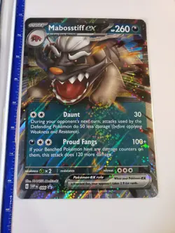 Pokemon Mabosstiff ex - Jumbo Card 086 Jumbo Cards Holo - Image 1