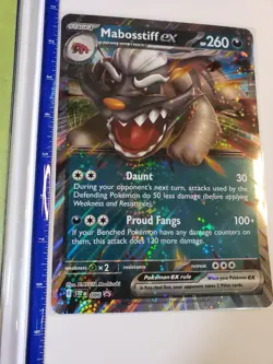 Pokemon Mabosstiff ex - Jumbo Card 086 Jumbo Cards Holo - Image 2