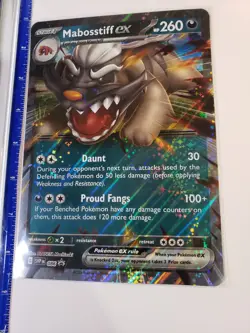 Pokemon Mabosstiff ex - Jumbo Card 086 Jumbo Cards Holo - Image 3