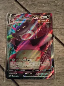 Galarian Slowking VMAX 100/198 Ultra Rare Chilling Reign Pokemon Card - Image 1