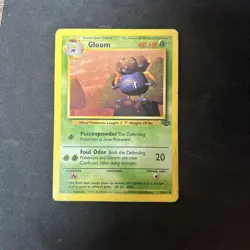 Pokemon Card Jungle Set Gloom 37/64 Uncommon D17 - Image 1