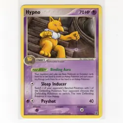 Pokemon TCG Hypno 23/113 EX Delta Species Regular Rare Card EN-MP 2005 - Image 1