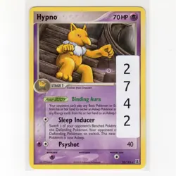 Pokemon TCG Hypno 23/113 EX Delta Species Regular Rare Card EN-MP 2005 - Image 3