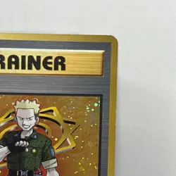 Lt. Surge Pokemon Card Japanese 1998 Gym Heroes Trainer Vintage Holo 25O30 - Image 3