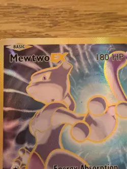 Pokemon Mewtwo EX TCG Full Art Holo Ultra Rare Card 103/108 XY Evolutions - Image 2