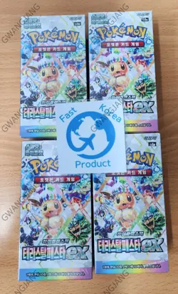 4Box Pokemon Card Scarlet Violet Terastal Festival EX Booster Korean Ver New - Image 2