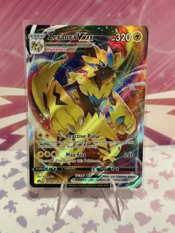 Pokemon Zeraora VMAX Holo Ultra Rare TCG Card 054/159 Crown Zenith NM - Image 1