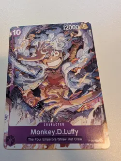 NM Monkey .D. Luffy - P-041 - Gear 5 - Promo - One Piece Card Game - Image 1