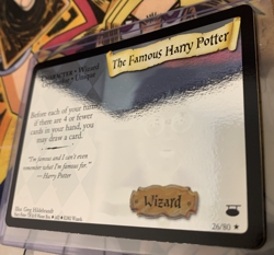 Vintage 2002 WOTC Harry Potter TCG The Famous Harry Potter Holo Card 26/80 - Image 2
