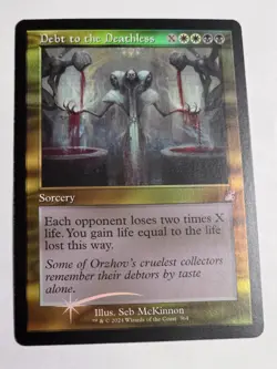 MTG - Debt to the Deathless FOIL Retro Frame - Ravnica Remastered - Image 1