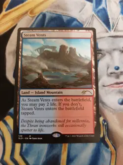 Steam Vents MTG Secret Lair Rare Land Near-Mint to Mint x1 - Image 1