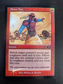About Face Urza's Legacy Foil - Image 1