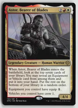 Astor, Bearer of Blades R Promo Pack: Dominaria United 194 NM - Image 1