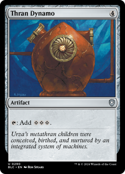 Thran Dynamo #290 | Near Mint | BLC Bloomburrow Commander Magic MTG - Image 1