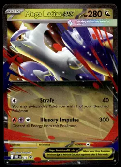 Pokemon TCG SV Promos #011 Mega Latias EX NM - Image 1