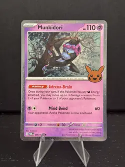 Munkidori 095/167 Cosmos Holo Rare - Pokemon TCG Halloween Trick Or Trade 2024 - Image 1