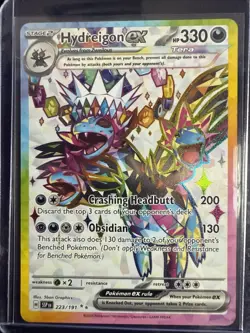 Hydreigon ex 223/191 Ultra Rare Pokemon Surging Sparks NM - Image 1