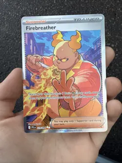Firebreather PHANTASMAL FLAMES Pokemon TCG PFL 119/094 Illustration Rare Trainer - Image 1