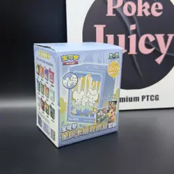 IN STOCK 2025 Pokemon Chinese Exclusive Deck Metal Pack Storage Box Set - Image 1