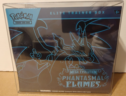 Pokemon TCG: Phantasmal Flames Elite Trainer Box (ETB) - Sealed w/ Display Case - Image 1