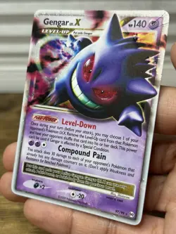 Gengar LV.X 97/99 Platinum Arceus Holo Ultra Rare Pokemon TCG - DMG - Image 5