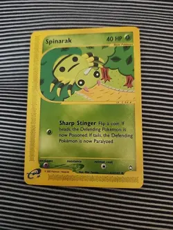 Pokemon TCG Spinarak 111/147 Aquapolis Regular - Image 1
