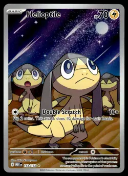 Pokemon TCG ME01: Mega Evolution #143/132 Helioptile NM - Image 1