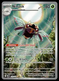 Pokemon TCG ME01: Mega Evolution #137/132 Ninjask NM - Image 1