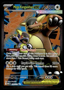 Pokemon TCG ME01: Mega Evolution #164/132 Mega Kangaskhan ex NM - Image 1