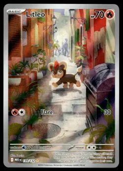 Pokemon TCG ME01: Mega Evolution #139/132 Litleo NM - Image 1