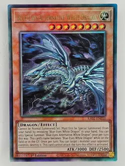 Yu Gi Oh - RA02-EN010 Blue-eyes Alternative White Dragon - Prismatic Ultimate - Image 1