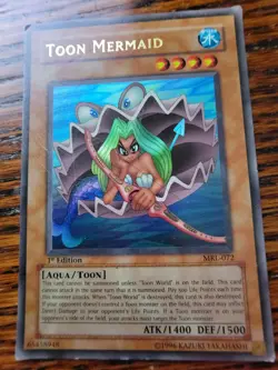 Yugioh 1X Toon Mermaid X1 MRL-072 Ultra Rare 1st Edition Magic Ruler PL! - Image 1