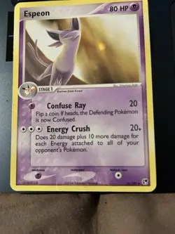 Vintage Pokemon TCG 2004 Sandstorm Espeon 16/100 Regular Card - Image 1