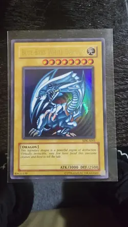 Blue Eyes White Dragon Holo (Very Limited Aus Edition) - SDK-A001 YuGiOh Card - Image 1