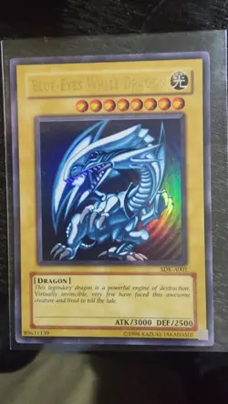 Blue Eyes White Dragon Holo (Very Limited Aus Edition) - SDK-A001 YuGiOh Card - Image 4