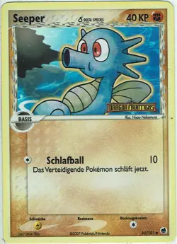 Pokemon Karte Trading Card EX Dragon Frontiers Nr. 50/101 Seeper Reverse Holo - Image 1