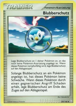 Pokemon Karte Trading Card Game Erwachte Legenden Nr. 129/146 Blubberschutz - Image 1