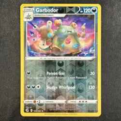 Pokemon TCG Garbodor Fusion Strike 169/264 Uncommon Reverse Holo Card - Image 1