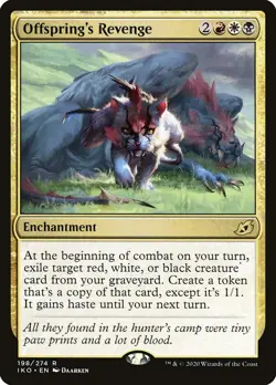 IKO OFFSPRING'S REVENGE 1x Rare Magic Ikoria Lair of Behemoths MTG NM - Image 1