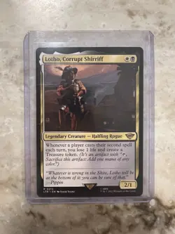 Lotho Corrupt Shirriff Universes Beyond: The Lord of the Rings Regular MTG NM+ - Image 1