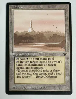 MTG Karakas Legends Regular Vintage Commander Magic The Gathering NM - Image 1