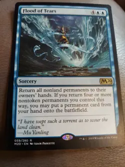 Flood Of Tears M20 Magic The Gathering Card - Image 1
