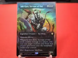 Ink-Eyes, Servant of Oni (Borderless) Commander: Bloomburrow Foil LP + - Image 1