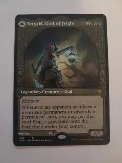 Tergrid, God of Fright Showcase MP Kaldheim MTG MAGIC THE GATHERING - Image 1