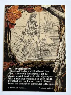 Signed Keith Parkinson 1994 The Ambushers (58) - Image 5
