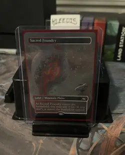 SACRED FOUNDRY Magic the Gathering MTG Unfinity Galaxy Foil NM Beauty 🔥 - Image 4