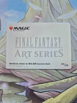 MTG Final Fantasy - Nibelheim Aflame Art Series Card 35/53 NM - Image 2