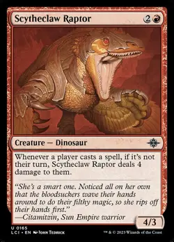 1x Scytheclaw Raptor - Foil NM Eng MTG - Lost Caverns of Ixalan - Image 1