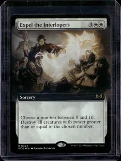 Expel The Interlopers 324 Foil NM-Mint MTG Magic The Gathering - Image 1